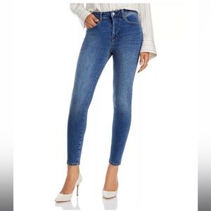 L’AGENCE Margot High-rise Skinny Jeans in color Neptune size 24